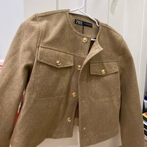Brown Zara jacket
